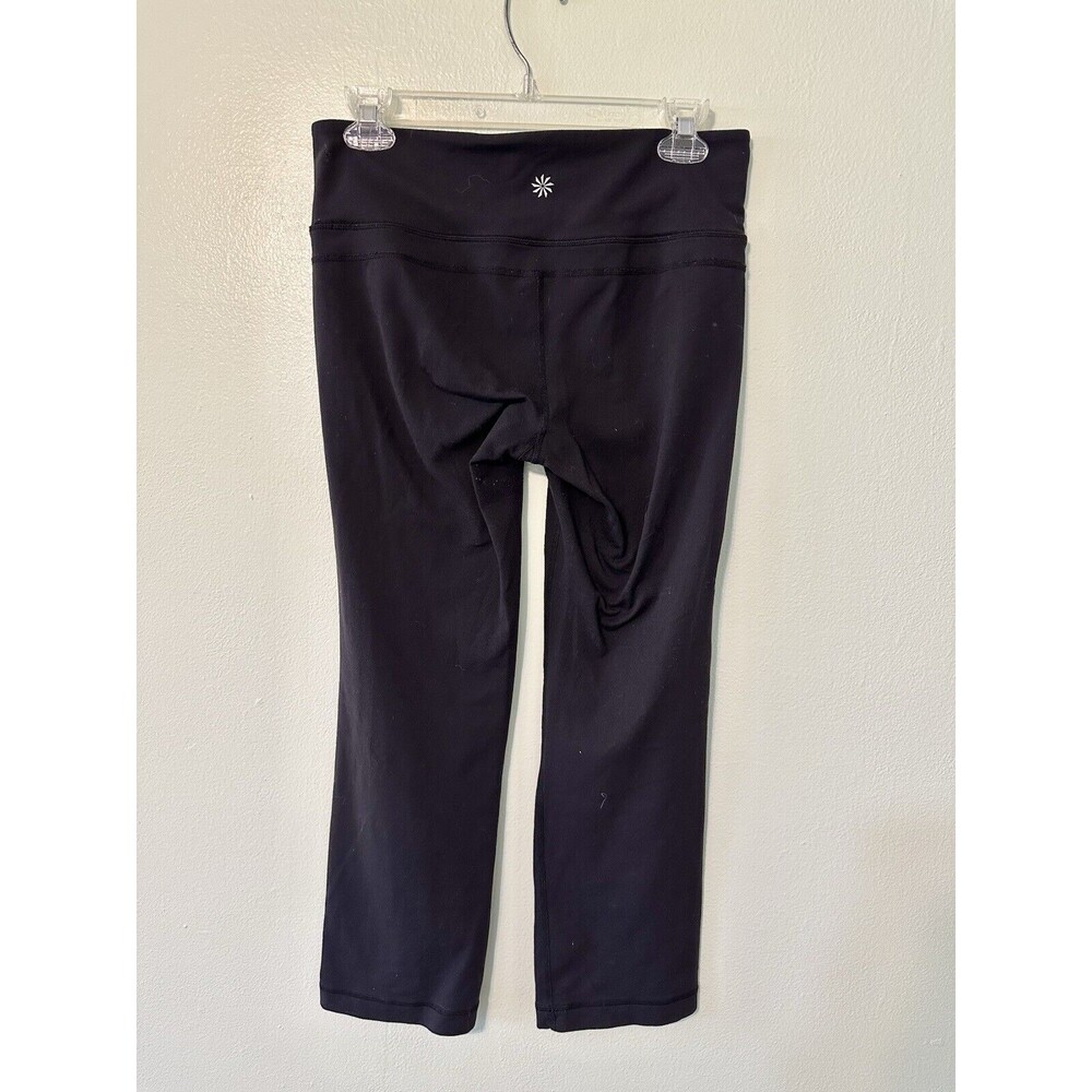 Athleta Straight Up crop leggings Sz Medium in Black style #983309 - Picture 4 of 11